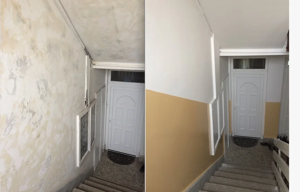 Realizácia maliarskych prác – Bytový dom – Maďarsko