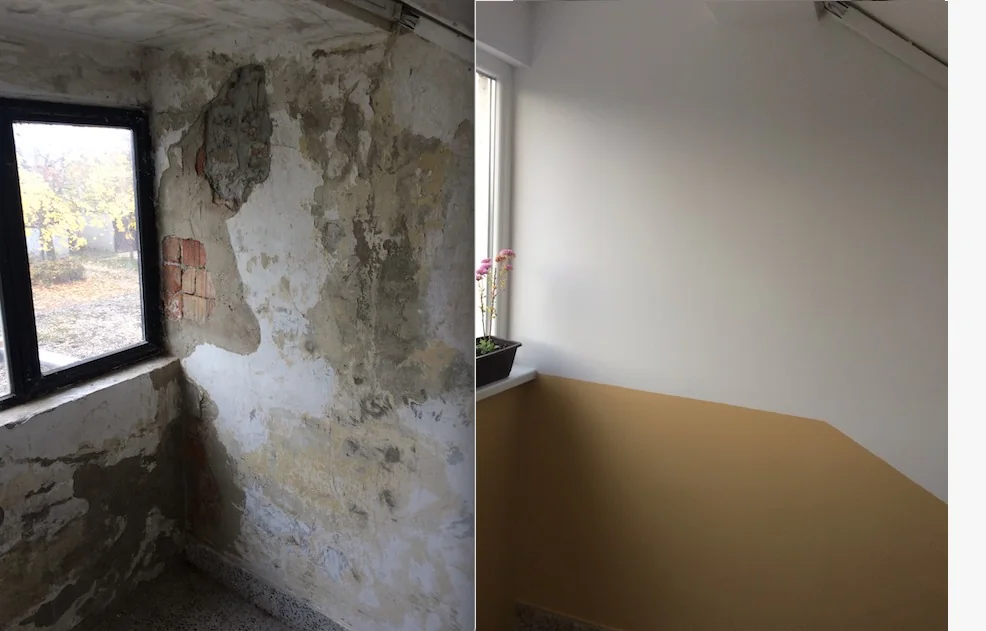 Realizácia maliarskych prác – Bytový dom – Maďarsko